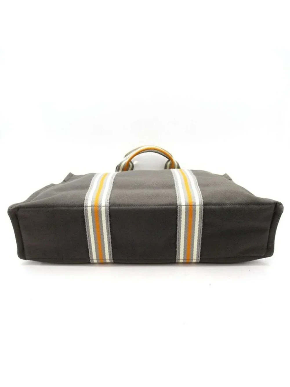 Hermes Ginza Limited Fourre Tout MM Canvas Tote Gray